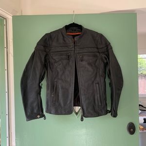 Leather Motorcycle Jacket || True Element